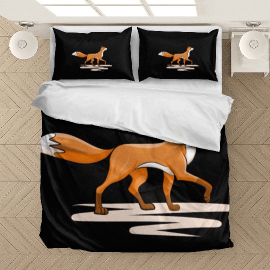 cute red fox Bedding Sets