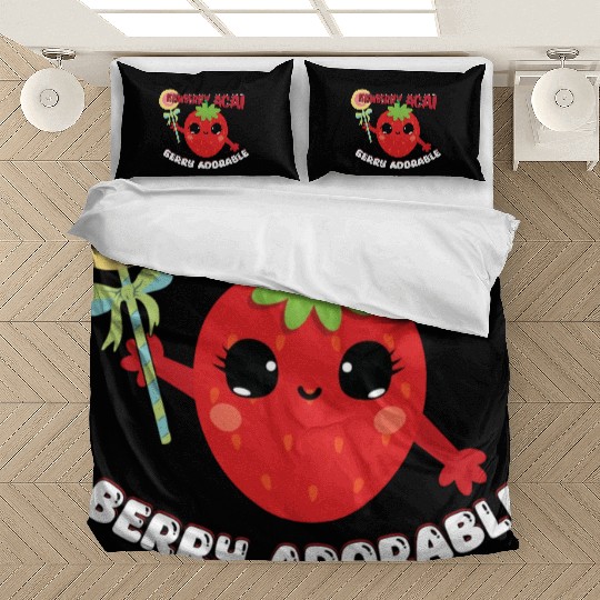 Strawberry Acai Berry Adorable Cute Bedding Sets