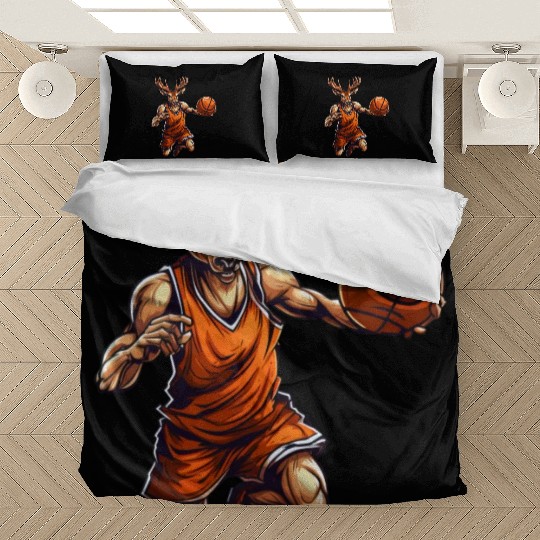 Basketball player deer Bedding Sets