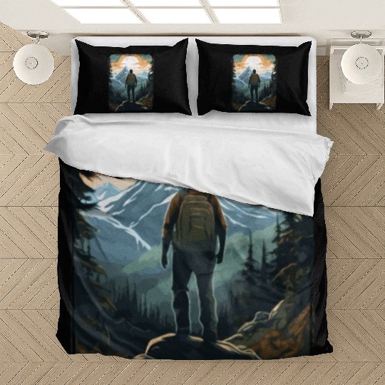 Forest nature trekking adventure Bedding Sets