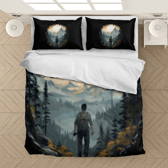 Forest nature trekking adventure Bedding Sets