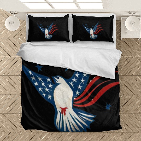Patriotic Bird Bedding Sets