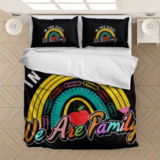 School Bedding Sets, In This Class We Are Family Bedding Sets,