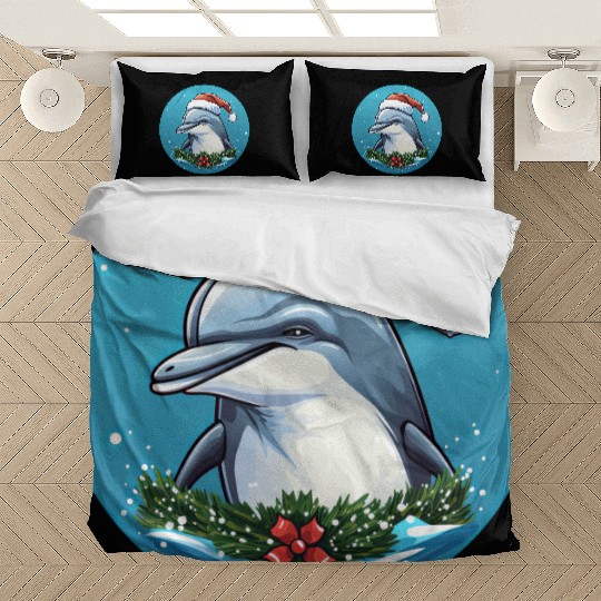 Dolphin Christmas Bedding Sets