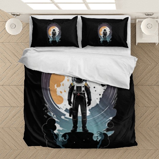 astronauts enter the space dimension Bedding Sets
