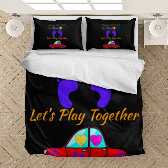 Happy Life with my Mom Dad - Family Play Together Bedding Sets