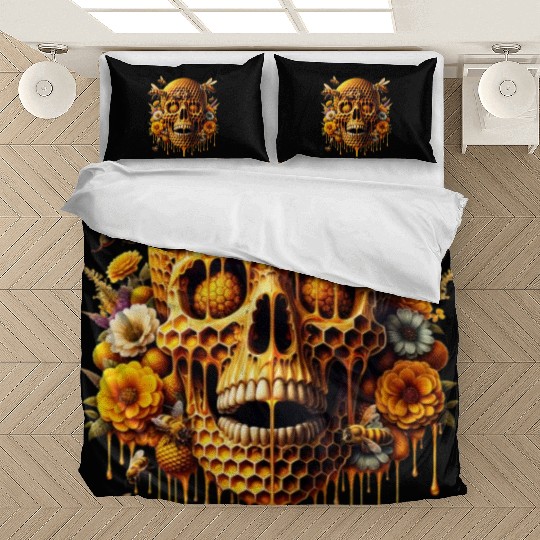 Sweet Life Skull Bedding Sets Honeycomb Haven Bumblebee