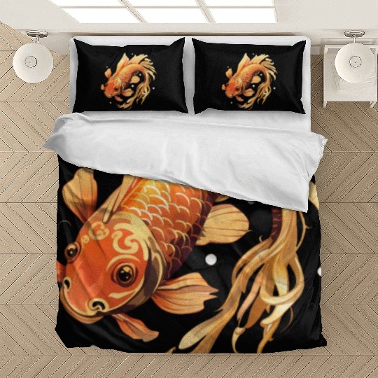 Koi Fish Japanese Carp Pond Bedding Sets