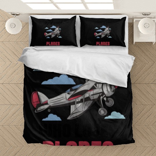 Just A Boy Who Loves Planes Airplane Lover Bedding Sets