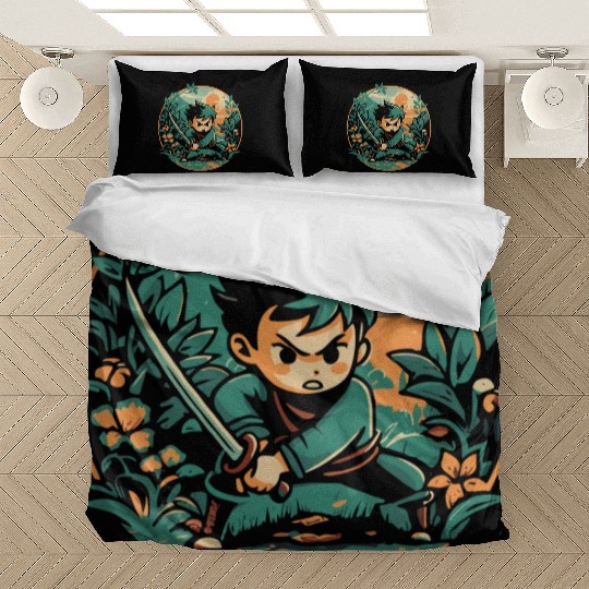 Little Boy Warrior - Fearless and Brave Bedding Sets