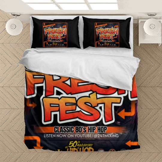 Dj Feel X - Fresh Fest Vol 1Classic 80s Hip Hop Bedding Sets