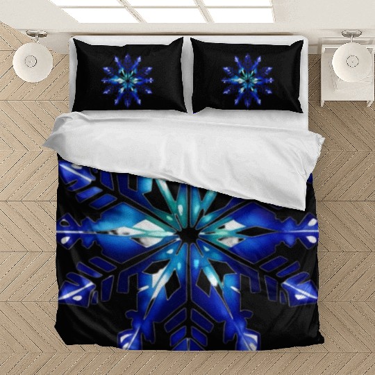 Watercolor snowflake Bedding Sets