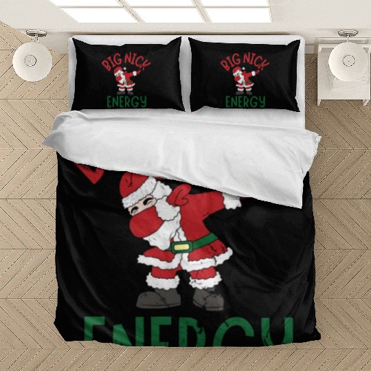 Big Nick Energy Christmas Dabbing Santa Claus Bedding Sets