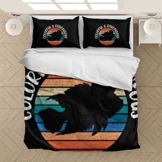 Flowerhorn Fish Lover Freshwater Aquarium Fish Bedding Sets