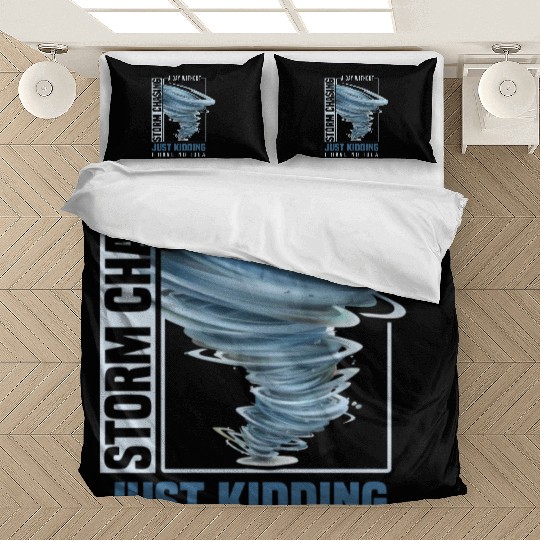 Storm chaser gift idea | Tornado meteorologists Bedding Sets