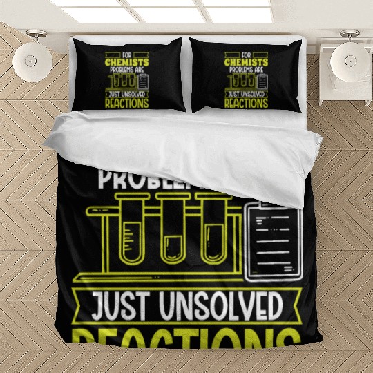 Chemists problems unsolved reactions chemistry Bedding Sets