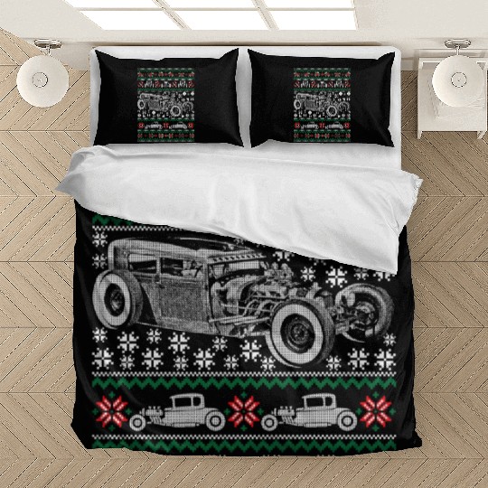 Hot Rod Ugly Muscle Car Bedding Sets