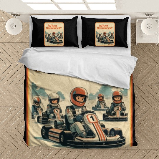 What Homework? It’s Race Day! Bedding Sets