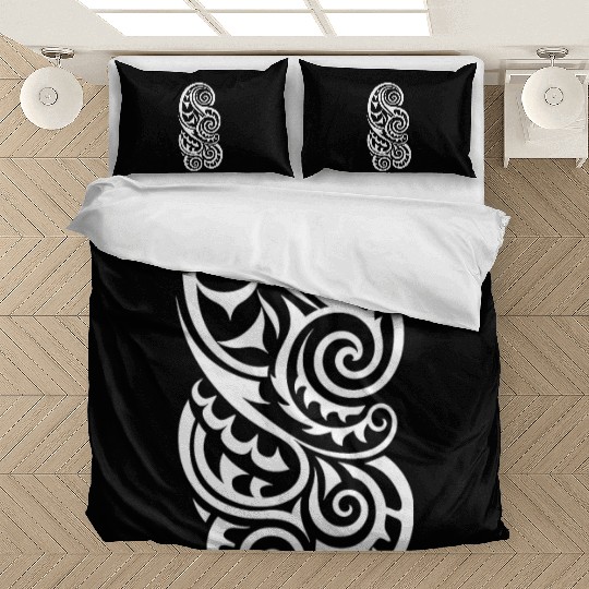 Maori Tattoo Marvels inked Traditions Bedding Sets