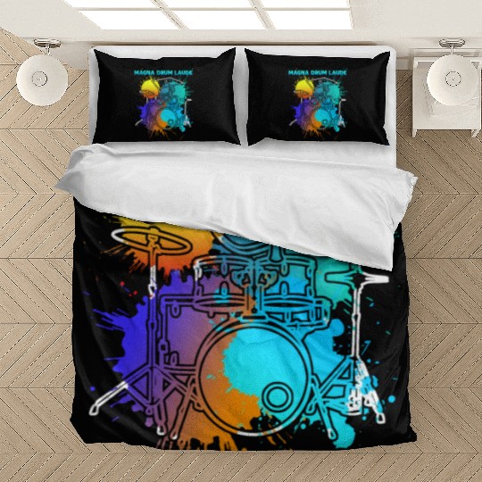Drum Drummer Drums Drumset Bedding Sets