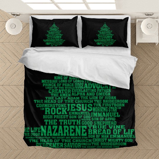 Heavenly Harvest: Tree of Jesus NamesTee Bedding Sets