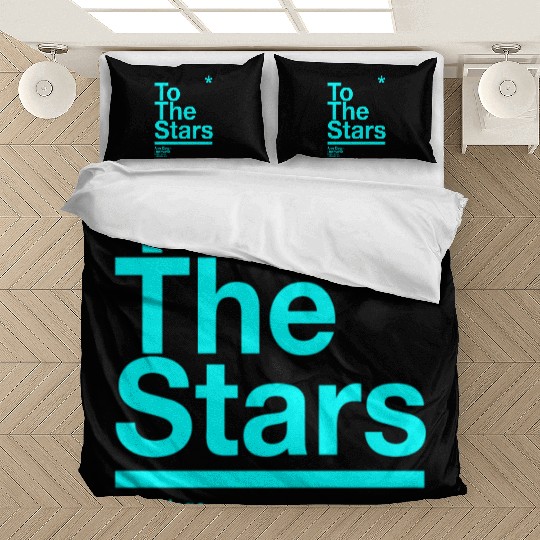 To The Stars Light Blue Bedding Sets