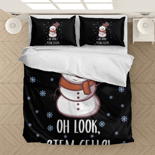 Look Stem Cells Christmas Science Biology Bedding Sets