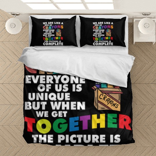 Back to School Teacher Life We Are Like A Box Of Bedding Sets