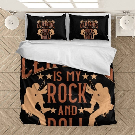 Climbing is my 'rock' and roll Bedding Sets
