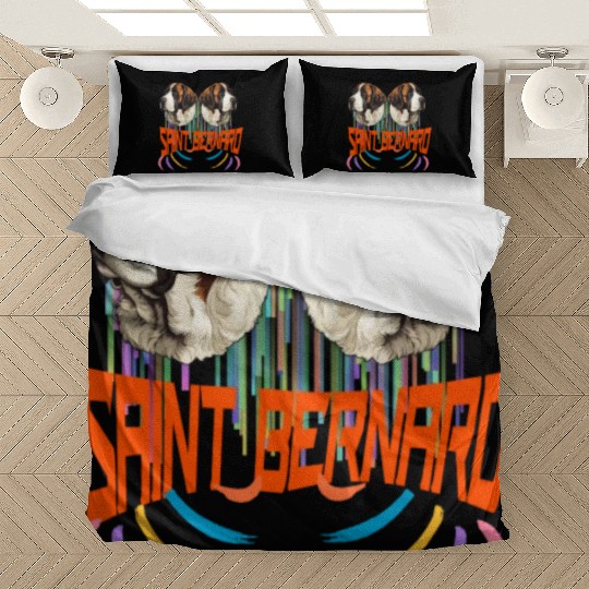 Saint Bernard Dog Dad - Saint Bernard Dad b Bedding Sets