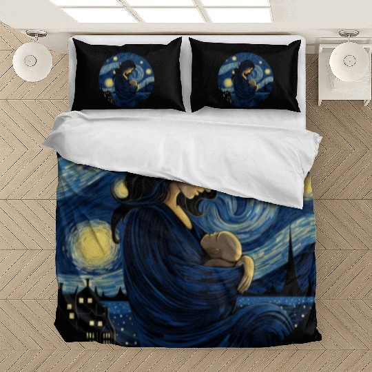 Breastfeeding Starry Night Bedding Sets Motherhood