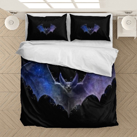 Celestial Bat Gothic Space Galaxy Vampire Grunge A Bedding Sets