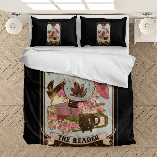 The Reader Tarot Card Witch S Reading Bookworm Boo Bedding Sets