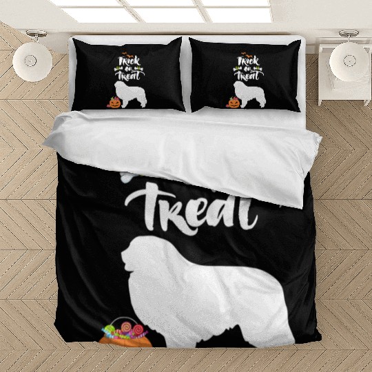 Trick Or Treat Great Pyrenees Dog Halloween Bedding Sets
