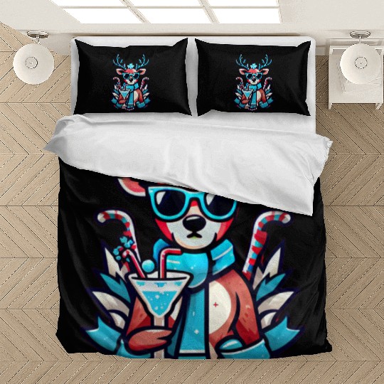 cool reindeer Bedding Sets