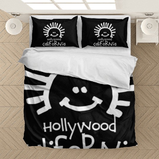 Hollywood California Sun Souvenirs Gifts Vacation Bedding Sets