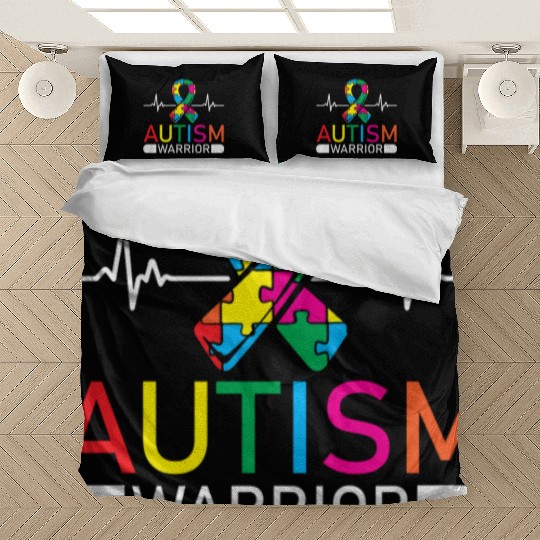 Autism Warrior Autistic Ninja Spectrum Asperger Bedding Sets