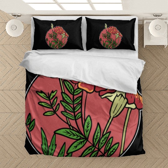 Mexican Marigold Nature Lover Gift Bedding Sets