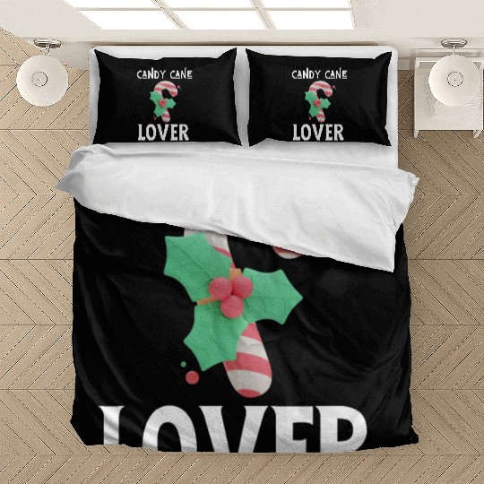 Candy Cane Lover Christmas Peppermint Candy Canes Bedding Sets