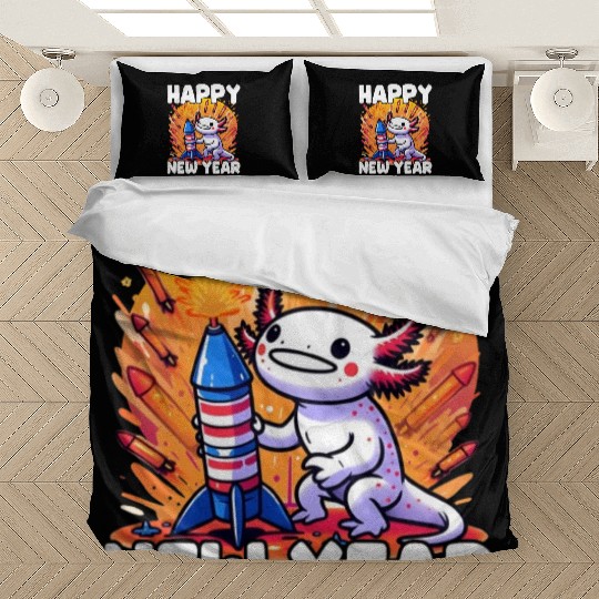 Axolotl Happy New Year Bedding Sets