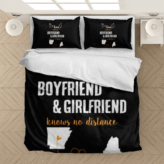 Love Between BF And GF Arkansas To Maine Gift Bedding Sets