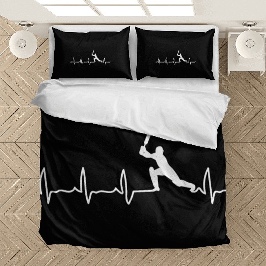 Cricket Player Cricket Heartbeat Cricket Player Bedding Sets