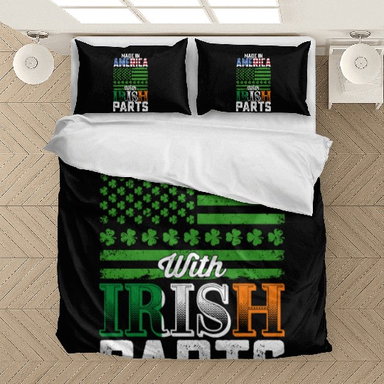 Made in America with Irish Parts St Patrick's Day Bedding Sets
