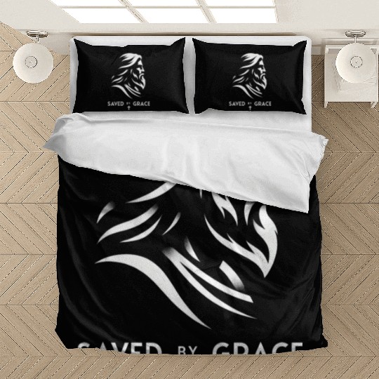 "Saved By Grace".Cool Christian Wear Bedding Sets