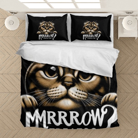 Scottish fold More Treats 27 - Cute realistic cat Bedding Sets