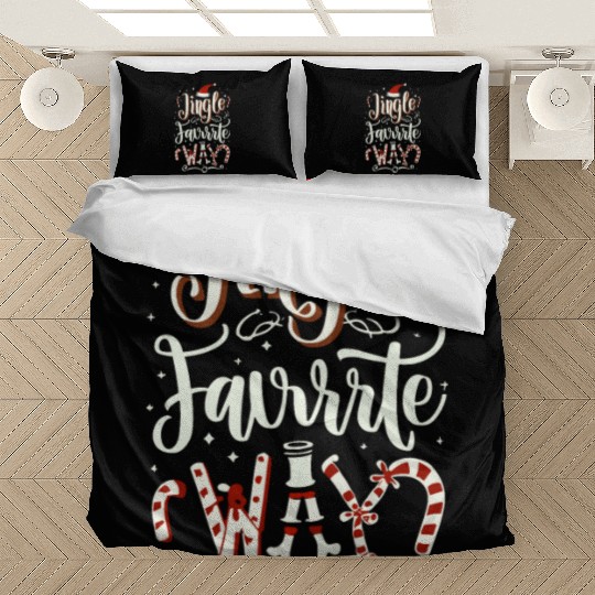 Winter Wonderland: Icy Snow, North Pole, Rejoice Bedding Sets