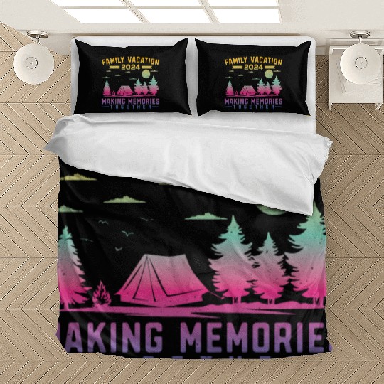 Summer Family Vacation Making Memories Bedding Sets