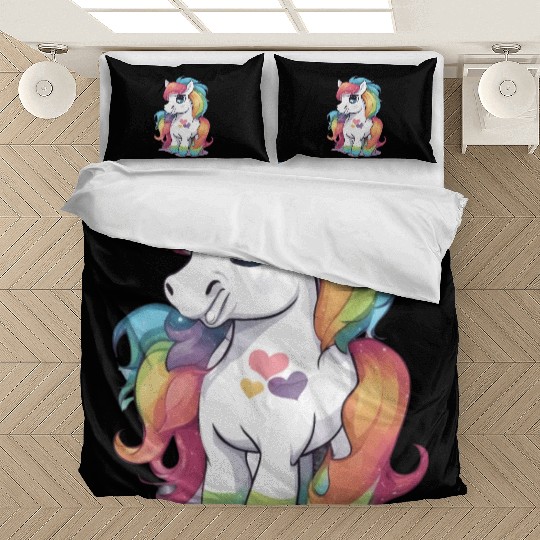 Rainbow Baby Pony Bedding Sets