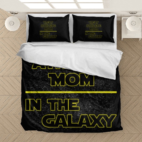 Best Athlete Mom In The Galaxy Mother's Day Gift Bedding Sets