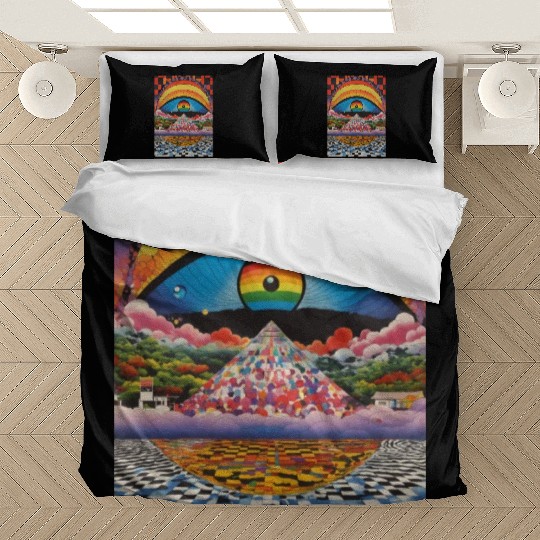 Bedding Sets: "Psychedelic Odyssey: Wearable Art for th